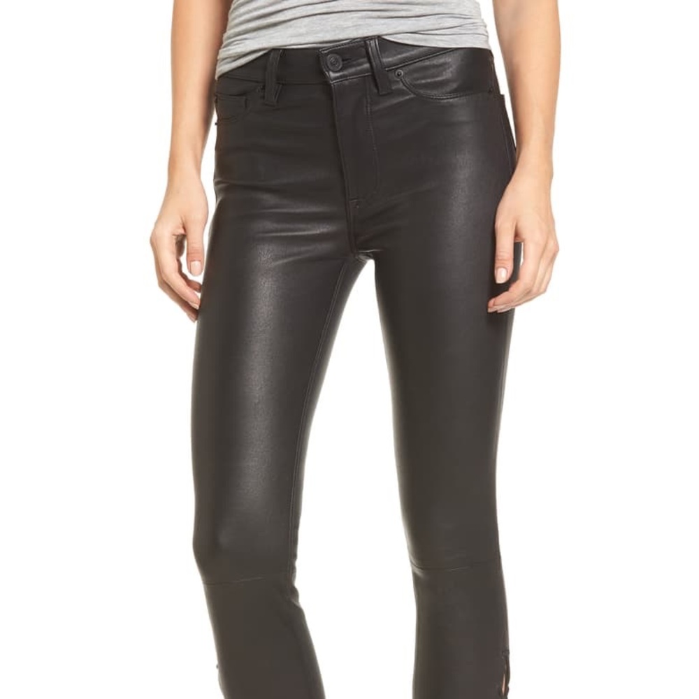 Lamb leather skinnies NWT